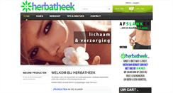 Desktop Screenshot of herbatheek.be